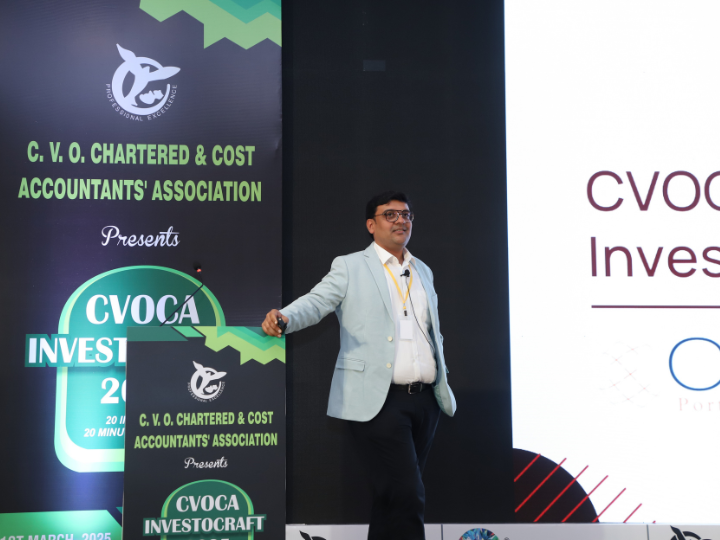 Appreciation from CVOCA InvestoCraft 2025 to our Co-founder & Investment Director Mr. Amit Doshi Appreciation from CVOCA InvestoCraft 2025 to our Co-founder & Investment Director Mr. Amit Doshi